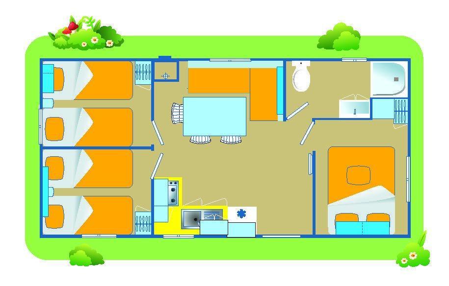 Happy Camp Mobile Homes In Camping Park Umag カリガドル エクステリア 写真